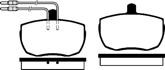 SBS 222317 - Гальмівні колодки, дискові гальма autozip.com.ua