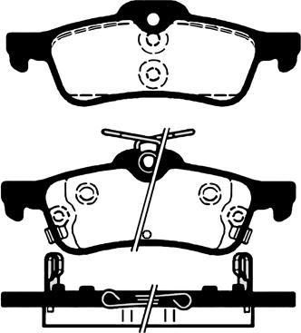 Roulunds Braking 51245282B26 - Гальмівні колодки, дискові гальма autozip.com.ua