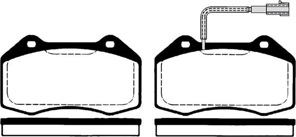 Raicam RA.0801.1 - Гальмівні колодки, дискові гальма autozip.com.ua