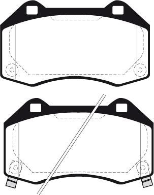 TRW Engine Component GDB1979 - Гальмівні колодки, дискові гальма autozip.com.ua