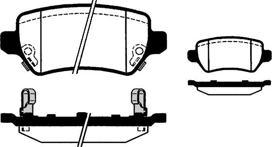 Raicam RA.0815.3 - Гальмівні колодки, дискові гальма autozip.com.ua