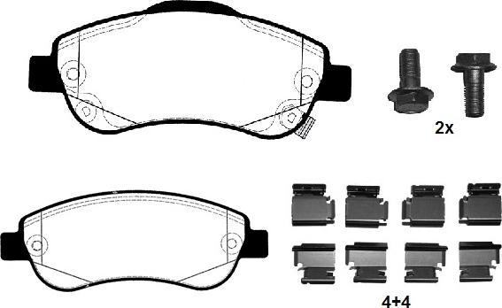 Raicam RA.0399.0K1 - Гальмівні колодки, дискові гальма autozip.com.ua