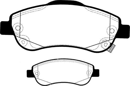 Raicam RA.0399.0 - Гальмівні колодки, дискові гальма autozip.com.ua