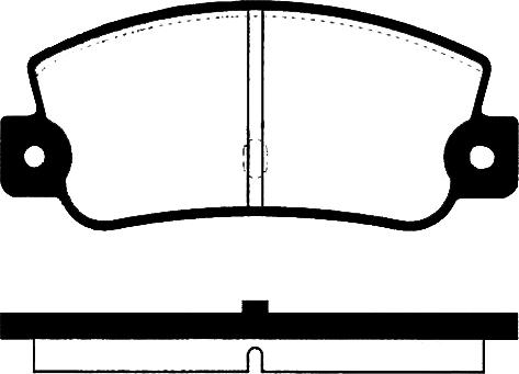 SBS P222329 - Гальмівні колодки, дискові гальма autozip.com.ua