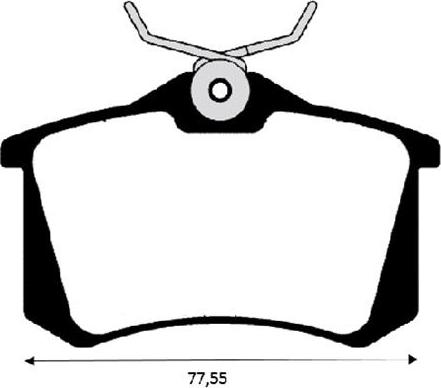 Raicam RA.0348.8 - Гальмівні колодки, дискові гальма autozip.com.ua