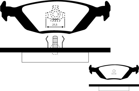 Raicam RA.0311.1 - Гальмівні колодки, дискові гальма autozip.com.ua