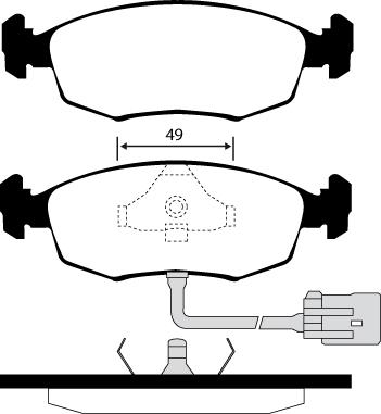 Raicam RA.0318.2 - Гальмівні колодки, дискові гальма autozip.com.ua