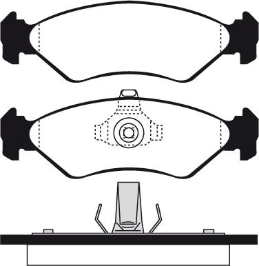 Raicam RA.0384.2 - Гальмівні колодки, дискові гальма autozip.com.ua