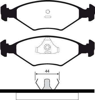 Raicam RA.0331.4 - Гальмівні колодки, дискові гальма autozip.com.ua