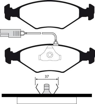 Raicam RA.0331.0 - Гальмівні колодки, дискові гальма autozip.com.ua