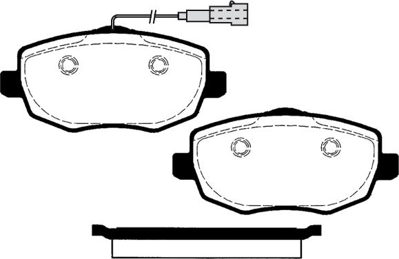 Raicam RA.0332.2 - Гальмівні колодки, дискові гальма autozip.com.ua