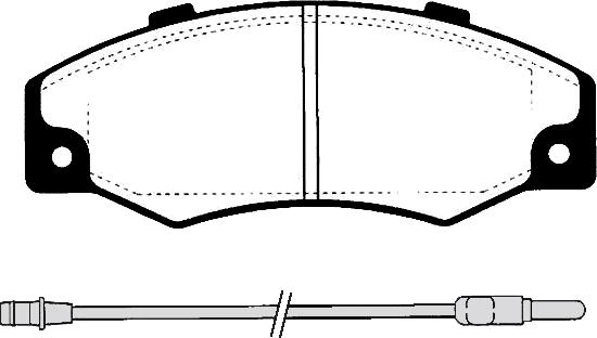 Valeo 540 147 - Гальмівні колодки, дискові гальма autozip.com.ua