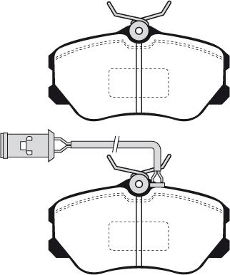 Lemförder 26552 - Гальмівні колодки, дискові гальма autozip.com.ua