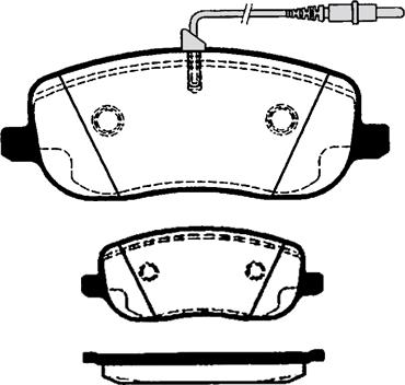 Raicam RA.0796.0 - Гальмівні колодки, дискові гальма autozip.com.ua