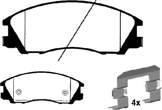 Raicam RA.0733.0K1 - Гальмівні колодки, дискові гальма autozip.com.ua