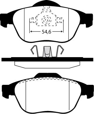 Spidan 32830 - Гальмівні колодки, дискові гальма autozip.com.ua