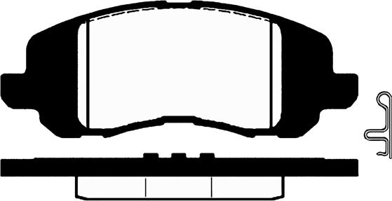 Raicam RA.1056.0 - Гальмівні колодки, дискові гальма autozip.com.ua