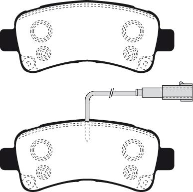 Allied Nippon ADB12395 - Гальмівні колодки, дискові гальма autozip.com.ua