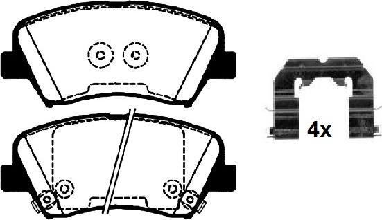 Raicam RA.1035.0K1 - Гальмівні колодки, дискові гальма autozip.com.ua