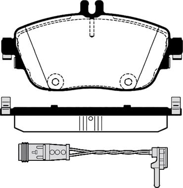 Raicam RA.1021.1 - Гальмівні колодки, дискові гальма autozip.com.ua