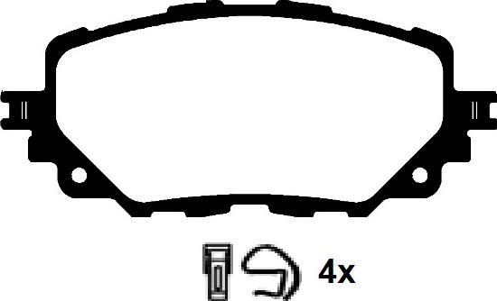 Raicam RA.1144.0 - Гальмівні колодки, дискові гальма autozip.com.ua