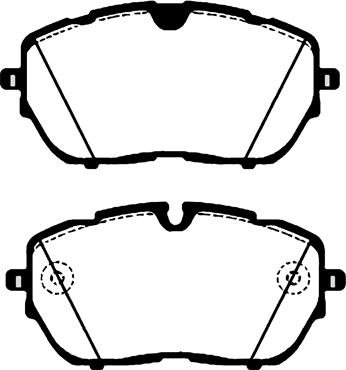 General Motors 1647877180 - Гальмівні колодки, дискові гальма autozip.com.ua