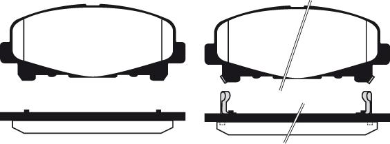 Raicam RA.1119.0 - Гальмівні колодки, дискові гальма autozip.com.ua