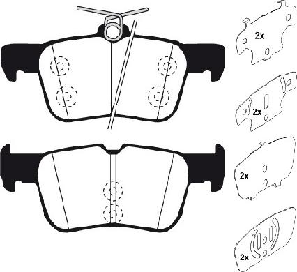 Raicam RA.1112.1 - Гальмівні колодки, дискові гальма autozip.com.ua