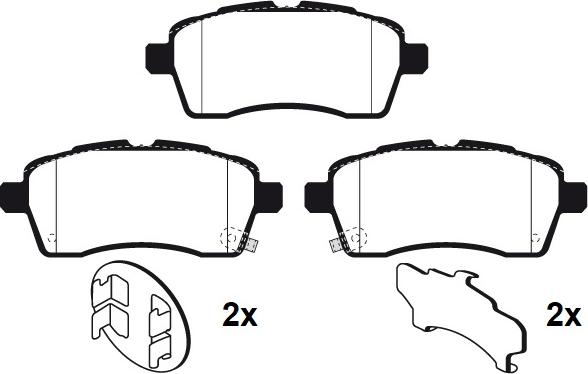 Raicam RA.1175.0 - Гальмівні колодки, дискові гальма autozip.com.ua