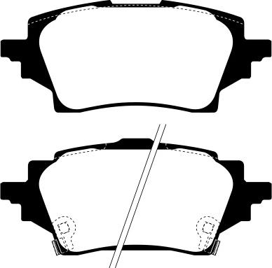 Japko 51263AF - Гальмівні колодки, дискові гальма autozip.com.ua