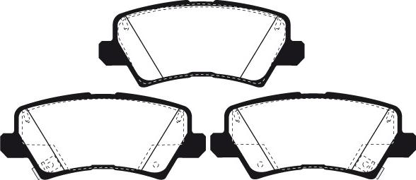 Raicam RA.1235.0 - Гальмівні колодки, дискові гальма autozip.com.ua