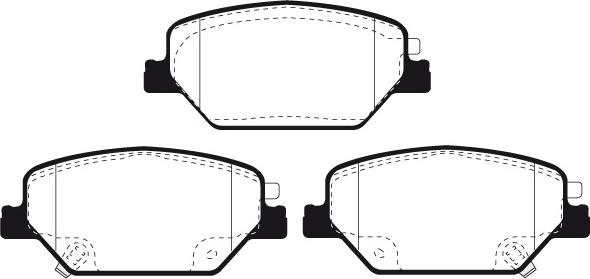 Raicam RA.1225.0 - Гальмівні колодки, дискові гальма autozip.com.ua