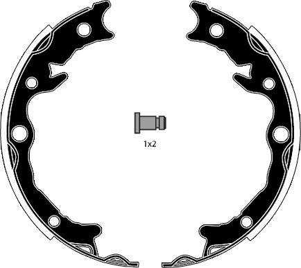 Raicam RA30170 - Комплект гальм, ручник, парковка autozip.com.ua