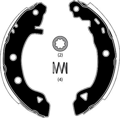 Raicam RA24921 - Комплект гальм, барабанний механізм autozip.com.ua