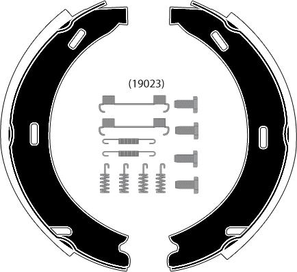 Raicam RA26871 - Комплект гальм, ручник, парковка autozip.com.ua