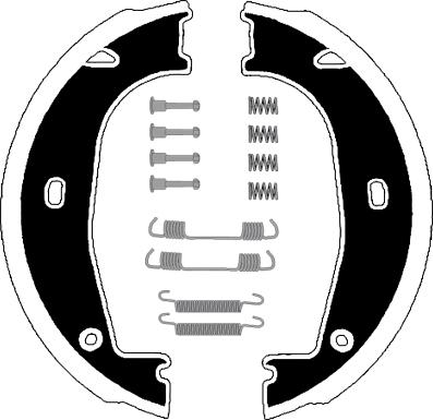 Raicam RA27381 - Комплект гальм, ручник, парковка autozip.com.ua