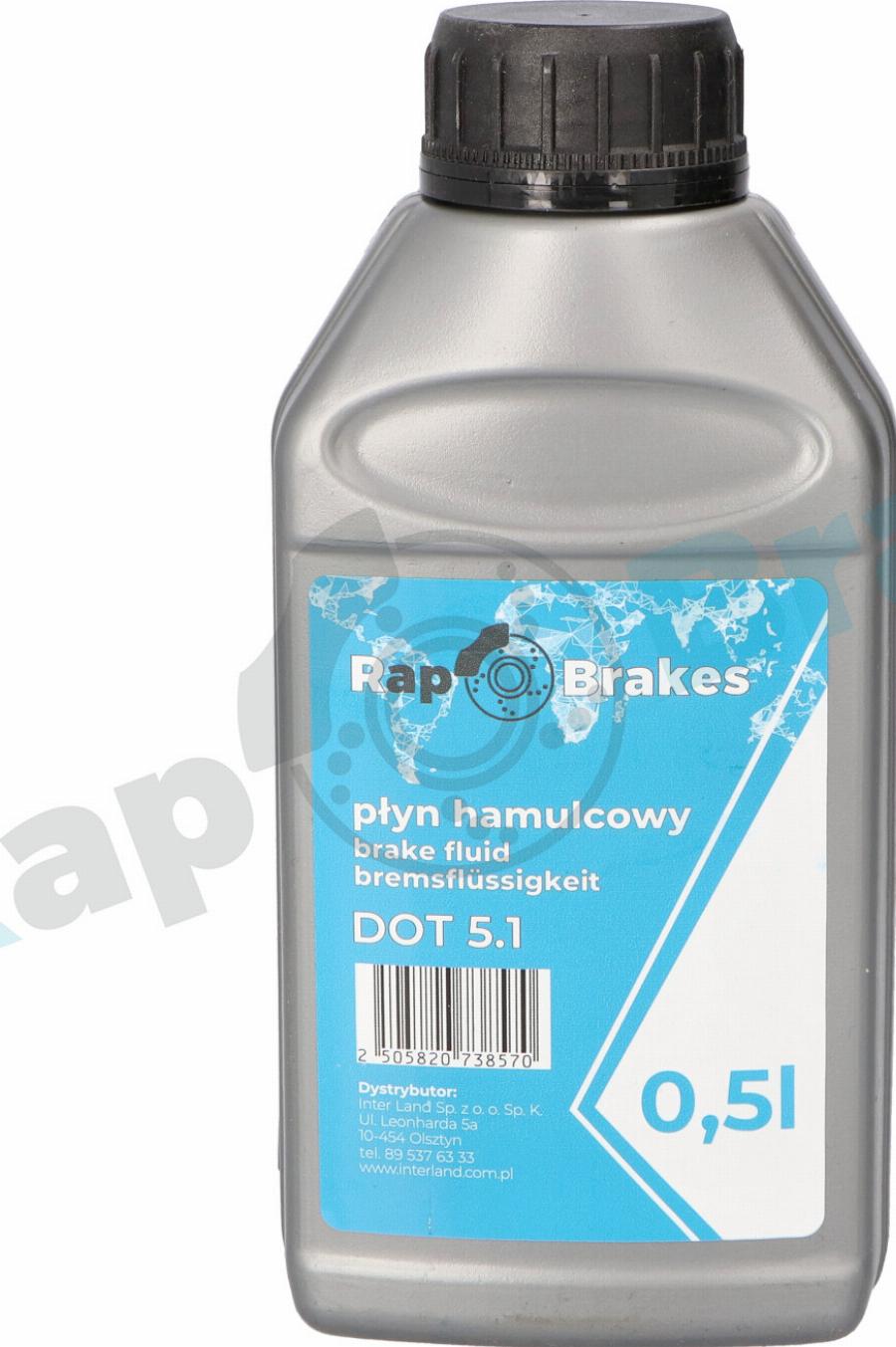 RAP BRAKES R-LPH05 5.1 0.5L - Гальмівна рідина autozip.com.ua