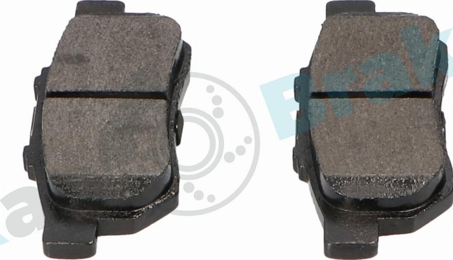 RAP BRAKES R-P0949 - Гальмівні колодки, дискові гальма autozip.com.ua