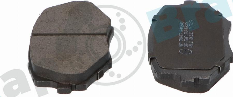 RAP BRAKES R-P0940 - Гальмівні колодки, дискові гальма autozip.com.ua