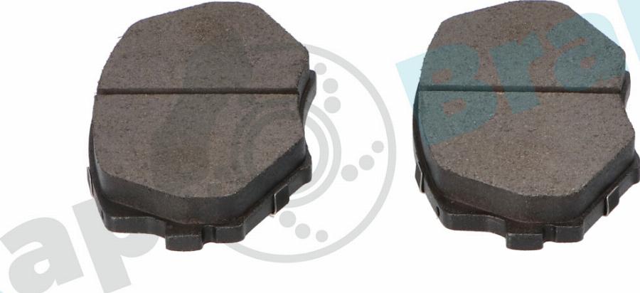 RAP BRAKES R-P0940 - Гальмівні колодки, дискові гальма autozip.com.ua