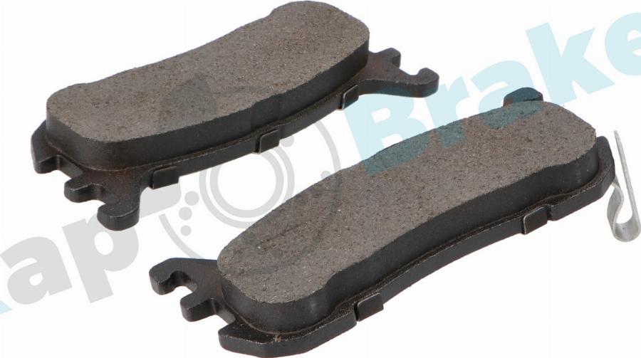 RAP BRAKES R-P0956 - Гальмівні колодки, дискові гальма autozip.com.ua