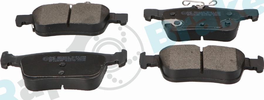 RAP BRAKES R-P1499 - Гальмівні колодки, дискові гальма autozip.com.ua