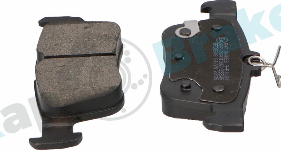 RAP BRAKES R-P1499 - Гальмівні колодки, дискові гальма autozip.com.ua