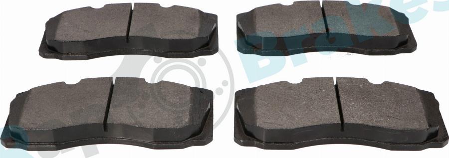 RAP BRAKES R-P1455 - Гальмівні колодки, дискові гальма autozip.com.ua