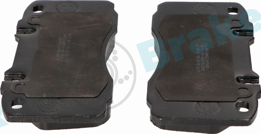 RAP BRAKES R-P1455 - Гальмівні колодки, дискові гальма autozip.com.ua