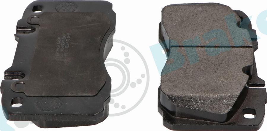 RAP BRAKES R-P1455 - Гальмівні колодки, дискові гальма autozip.com.ua