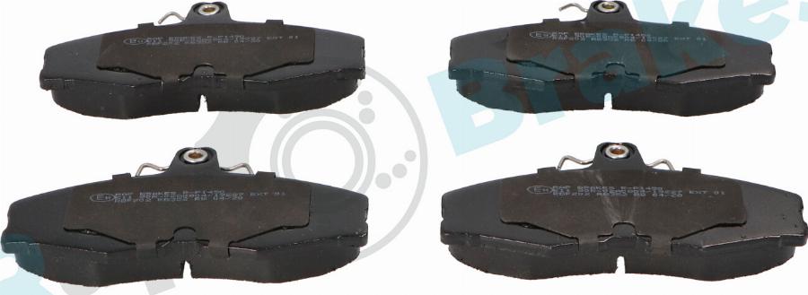 RAP BRAKES R-P1450 - Гальмівні колодки, дискові гальма autozip.com.ua