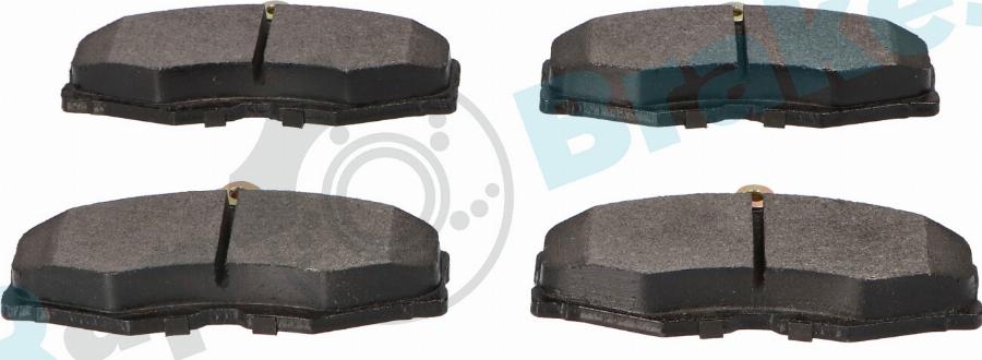 RAP BRAKES R-P1450 - Гальмівні колодки, дискові гальма autozip.com.ua