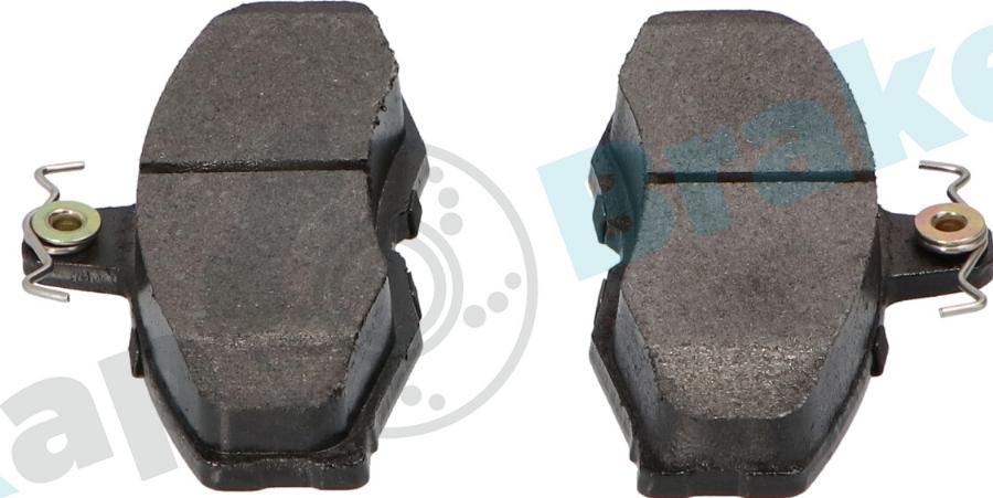 RAP BRAKES R-P1450 - Гальмівні колодки, дискові гальма autozip.com.ua