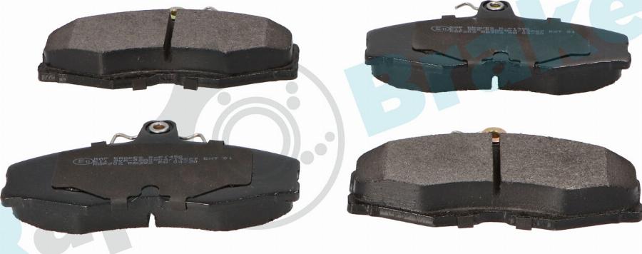 RAP BRAKES R-P1450 - Гальмівні колодки, дискові гальма autozip.com.ua
